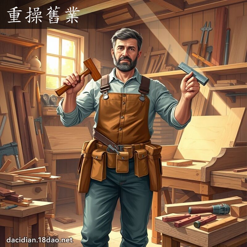 重操舊業 - 國語大辭典配圖