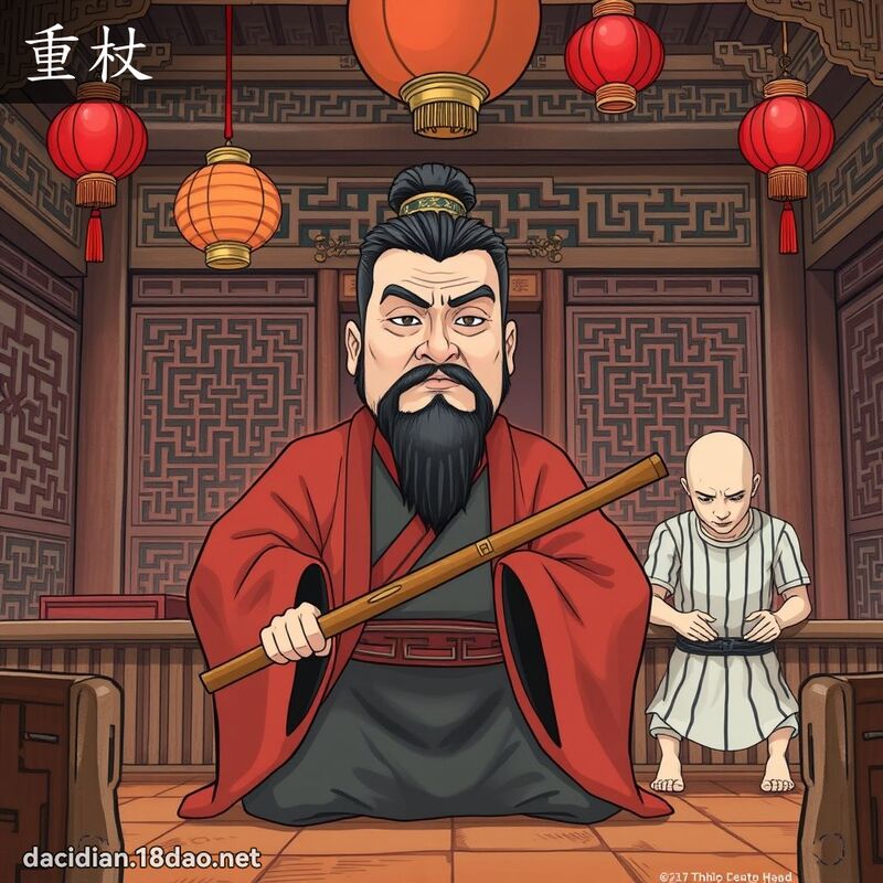 重杖 - 國語大辭典配圖
