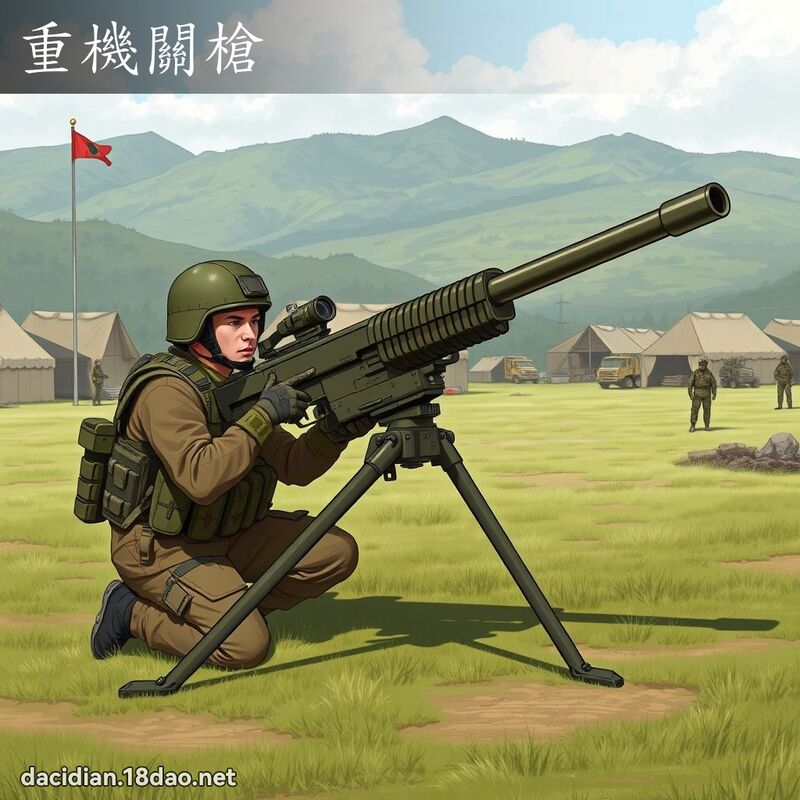 重機關槍 - 國語大辭典配圖