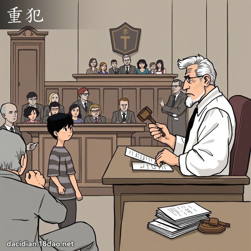 词语: 重犯 (多意词)