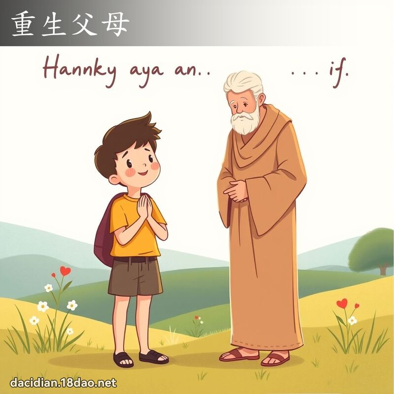 重生父母 - 國語大辭典配圖