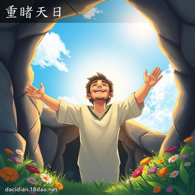重睹天日 - 國語大辭典配圖