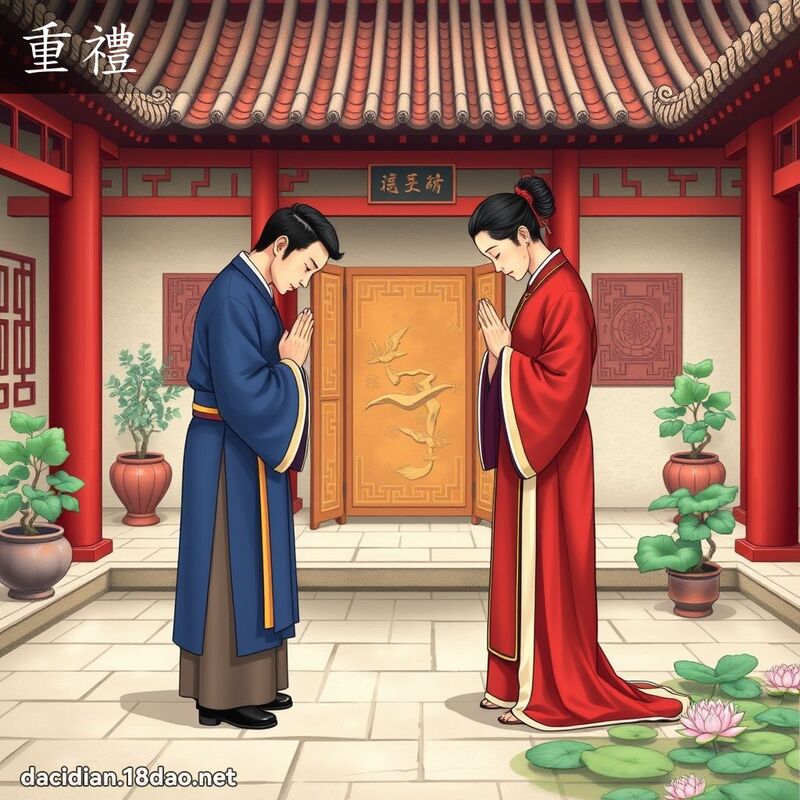 重礼 - 国语大辞典配图