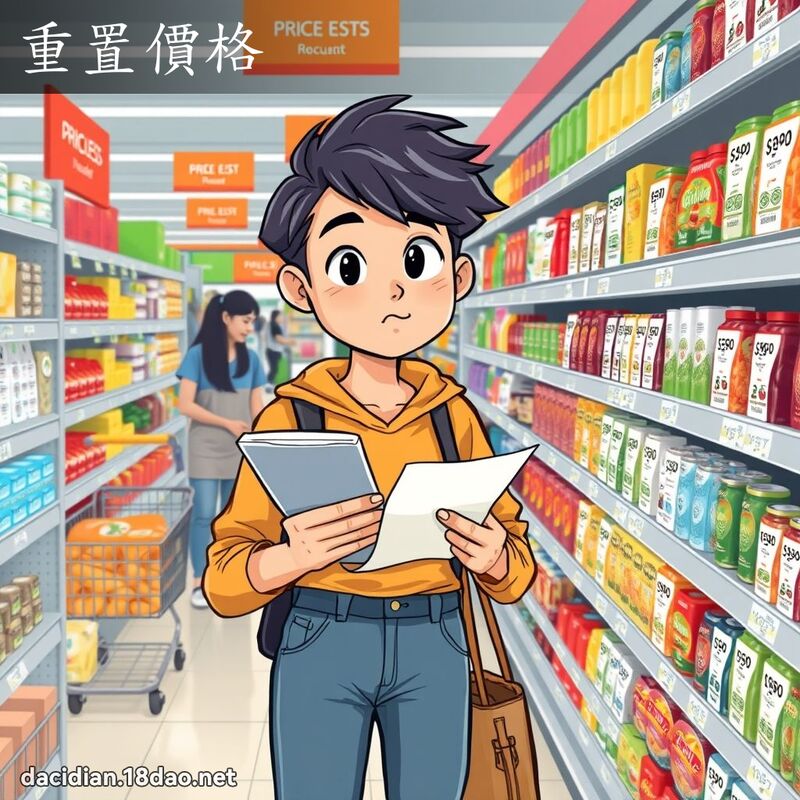 重置價格 - 國語大辭典配圖
