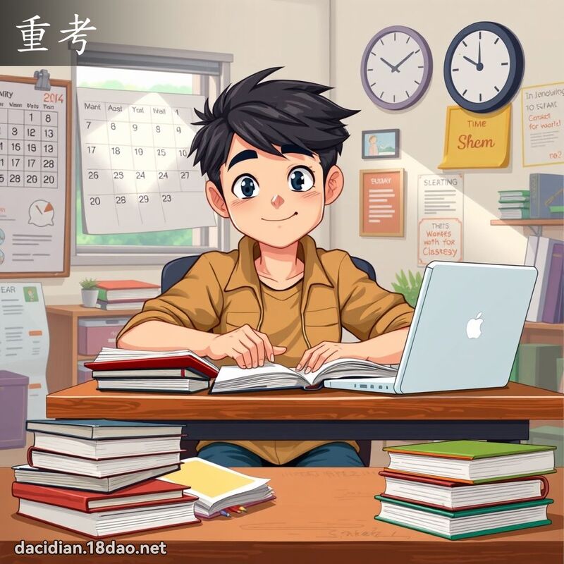 重考 - 國語大辭典配圖