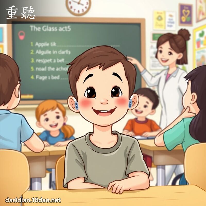 重聽 - 國語大辭典配圖