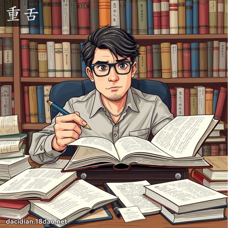 重舌 - 國語大辭典配圖