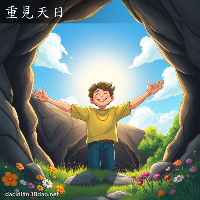 重见天日 - 国语大辞典配图