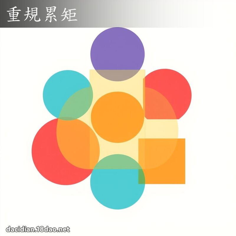 重规累矩 - 国语大辞典配图