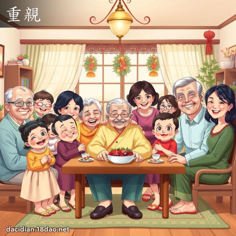 重親 - 國語大辭典配圖