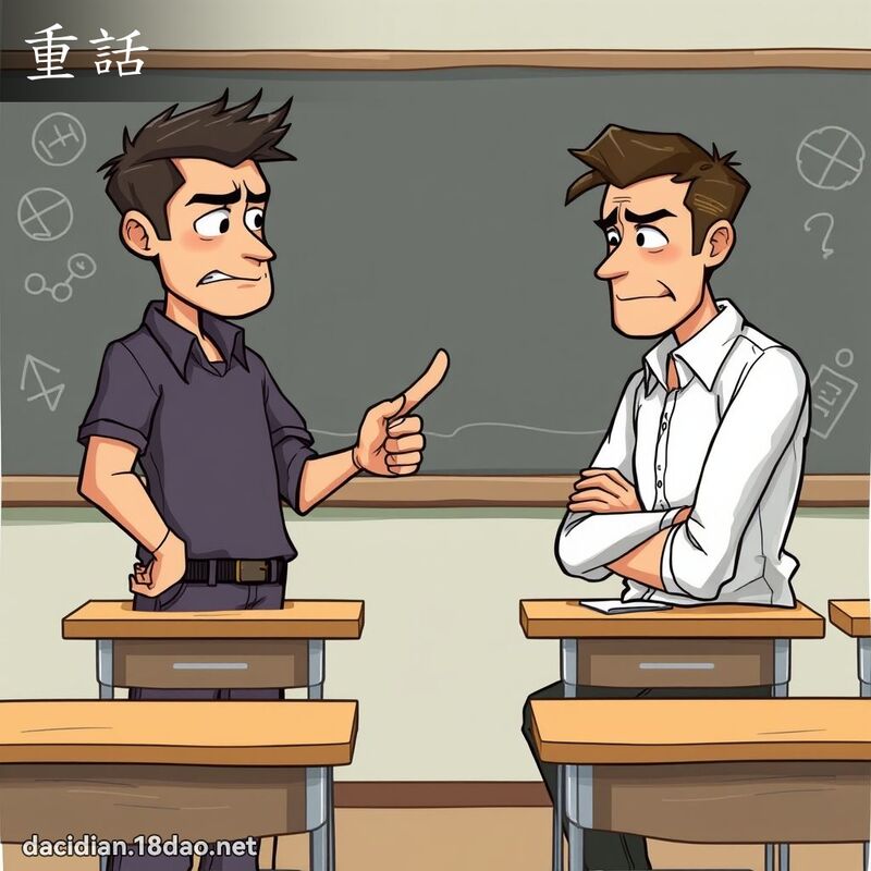重話 - 國語大辭典配圖
