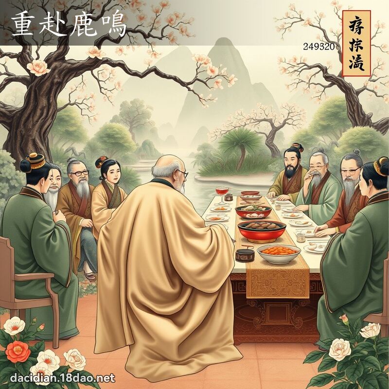 重赴鹿鳴 - 國語大辭典配圖