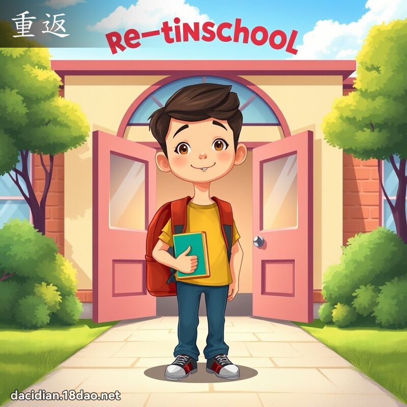 重返 - 国语大辞典配图