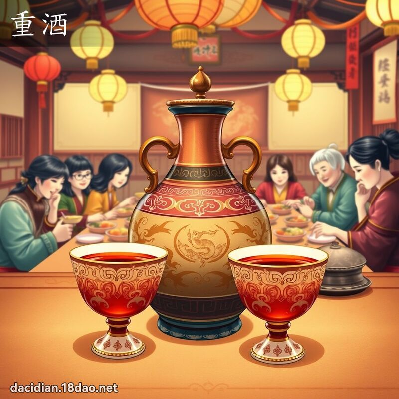 重酒 - 國語大辭典配圖