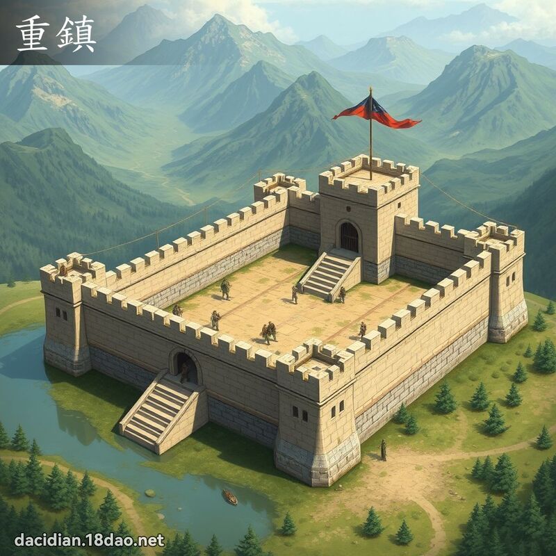 重鎮 - 國語大辭典配圖