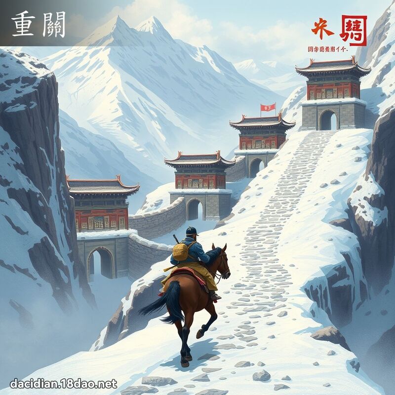 重關 - 國語大辭典配圖
