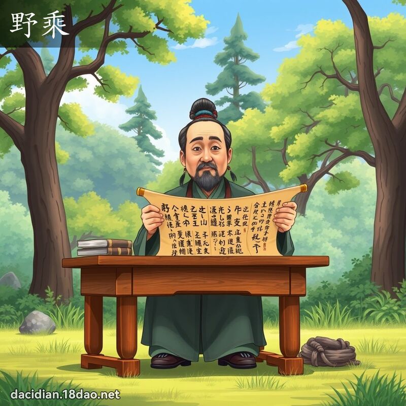 野乘 - 国语大辞典配图