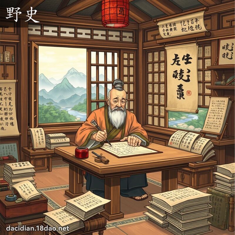 野史 - 國語大辭典配圖