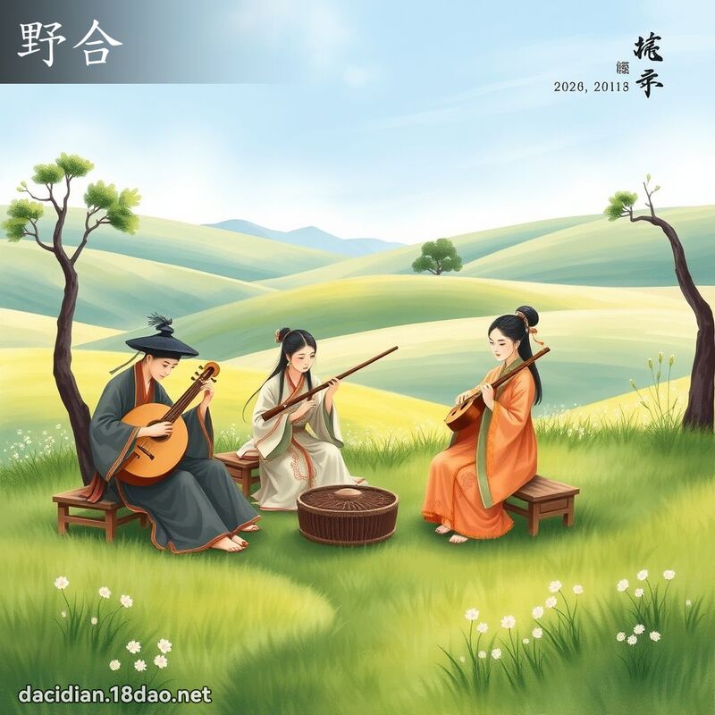 野合 - 国语大辞典配图