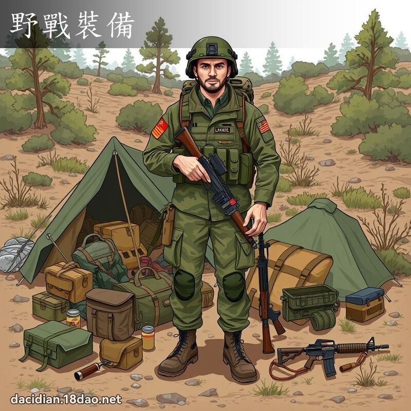野戰裝備 - 國語大辭典配圖