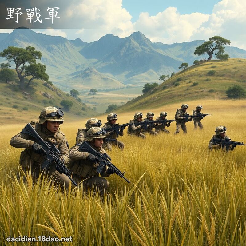 野戰軍 - 國語大辭典配圖