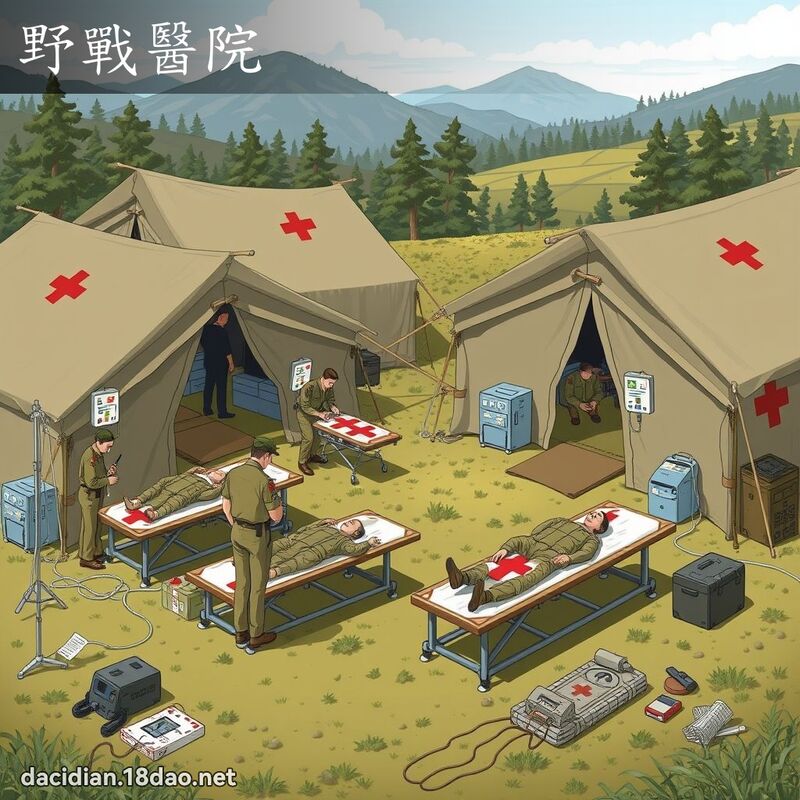 野戰醫院 - 國語大辭典配圖