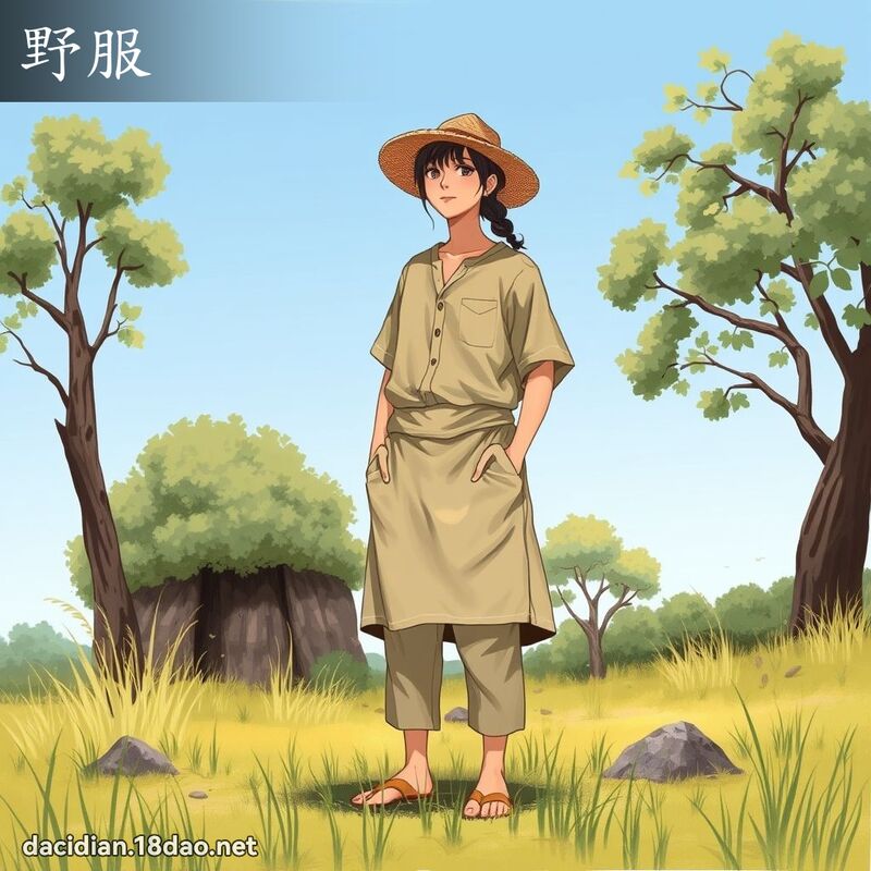 野服 - 國語大辭典配圖