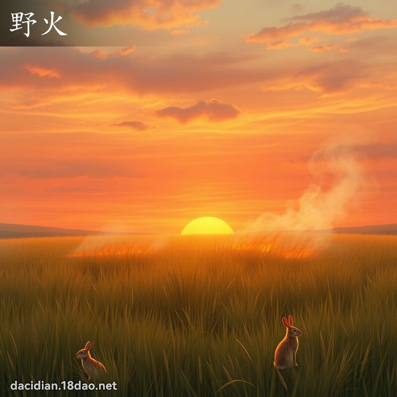 野火 - 國語大辭典配圖