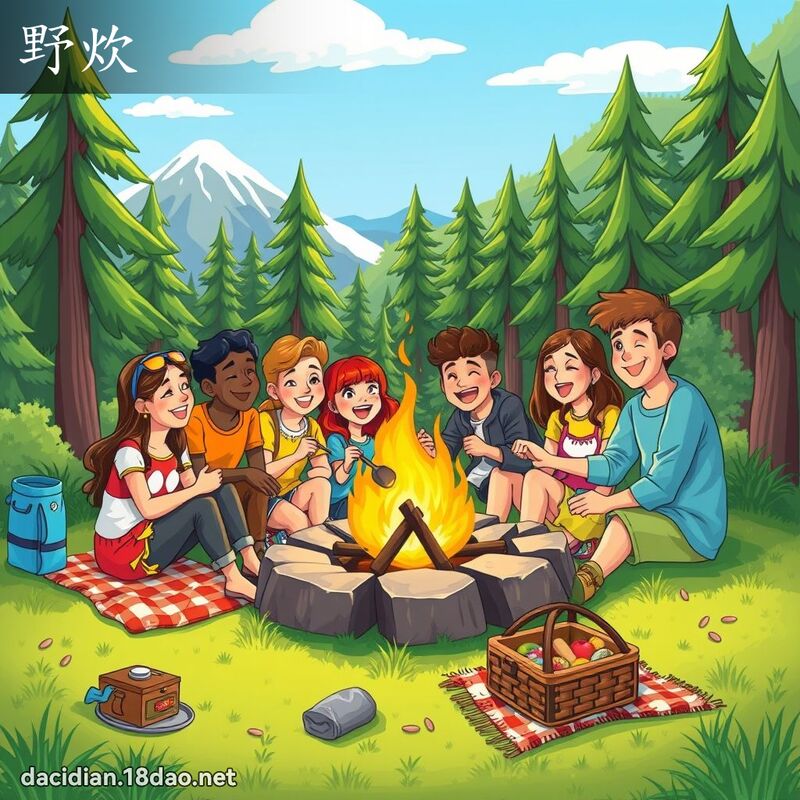 野炊 - 国语大辞典配图