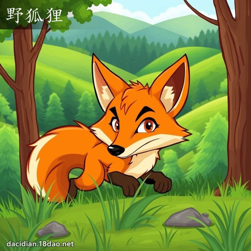 野狐狸 - 国语大辞典配图
