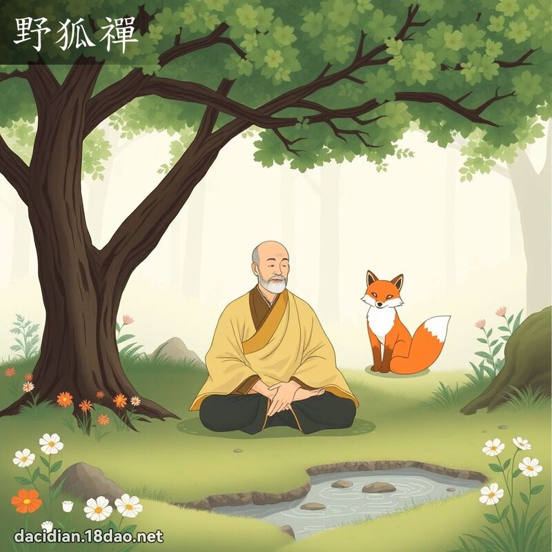 野狐禪 - 國語大辭典配圖