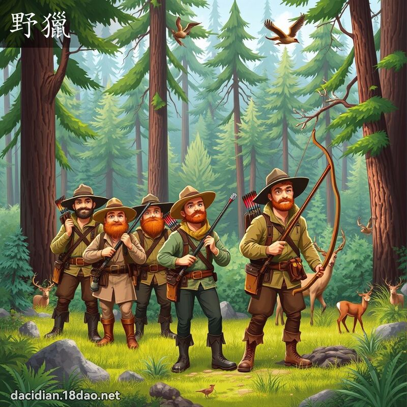 野獵 - 國語大辭典配圖