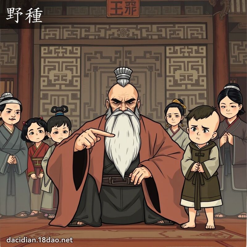 野种 - 国语大辞典配图