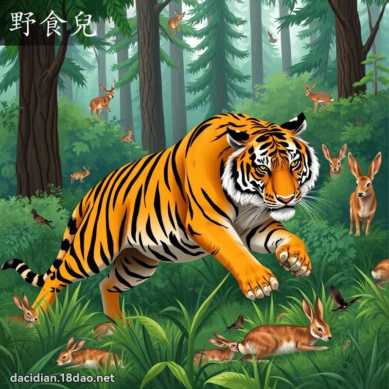 野食兒 - 國語大辭典配圖