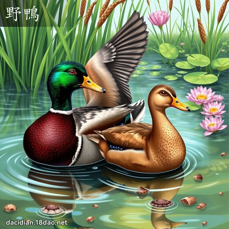 野鴨 - 國語大辭典配圖