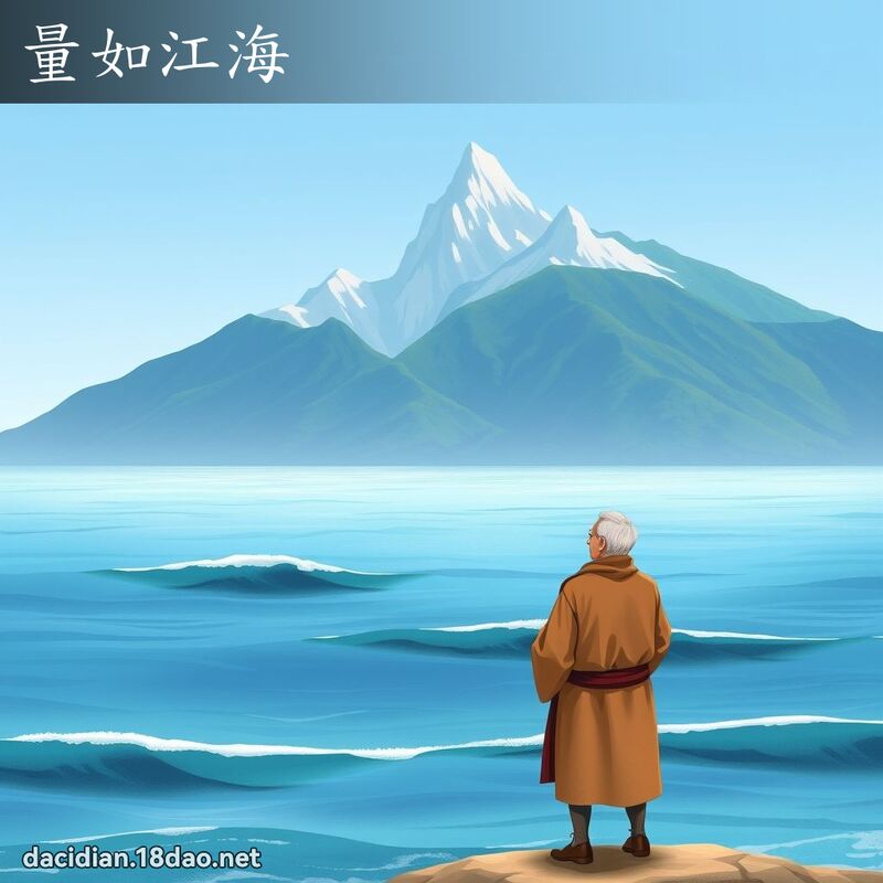 量如江海 - 國語大辭典配圖
