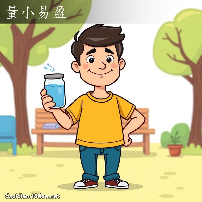 量小易盈 - 國語大辭典配圖