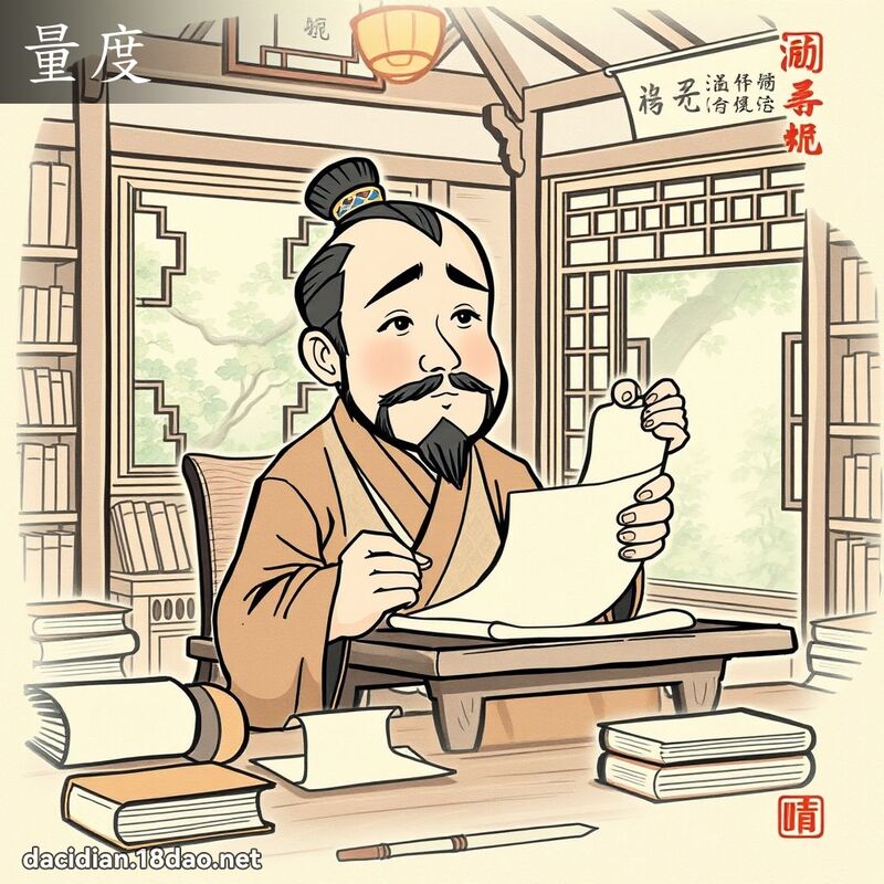 量度 - 國語大辭典配圖