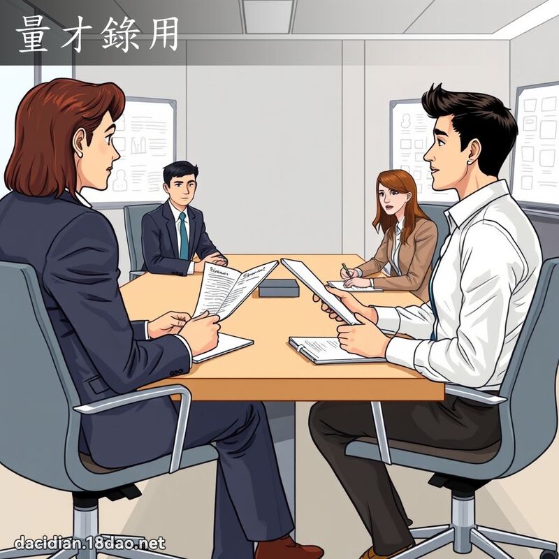 量才录用 - 国语大辞典配图