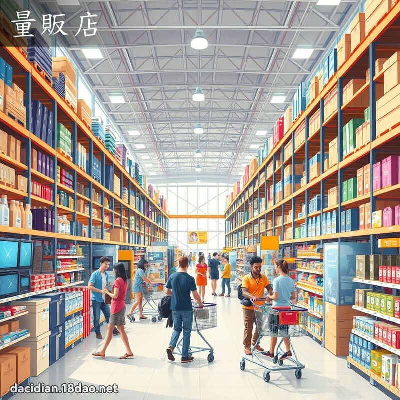 量販店 - 國語大辭典配圖