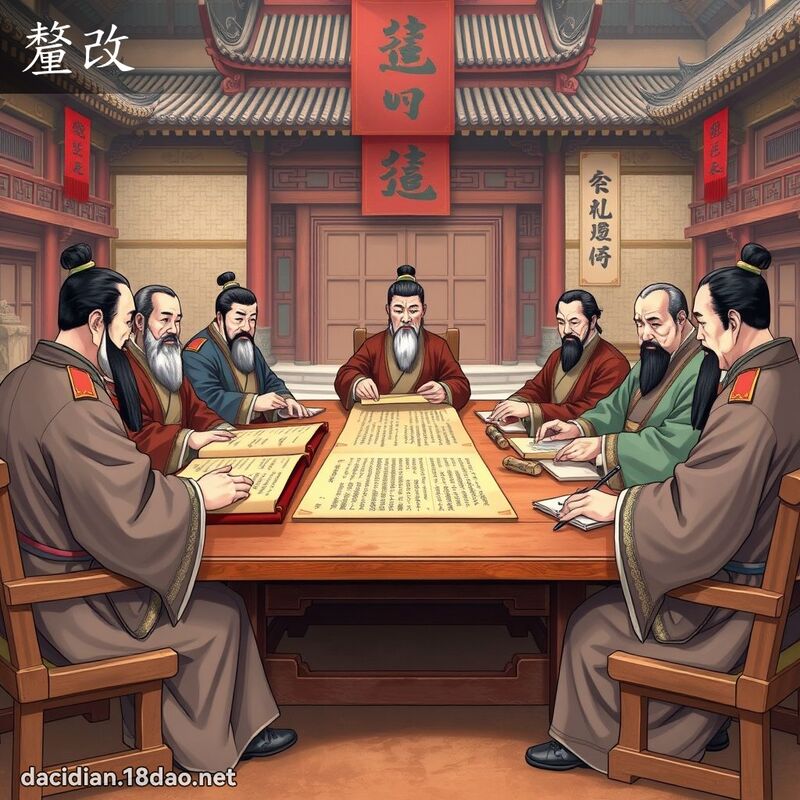 釐改 - 国语大辞典配图