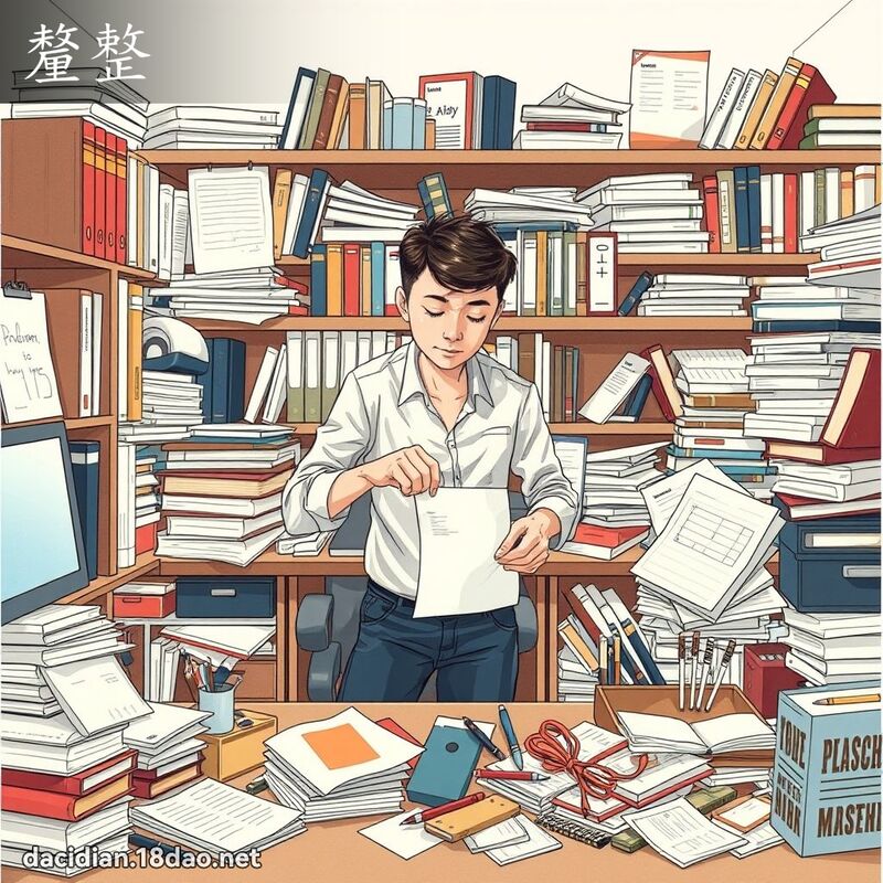 釐整 - 国语大辞典配图