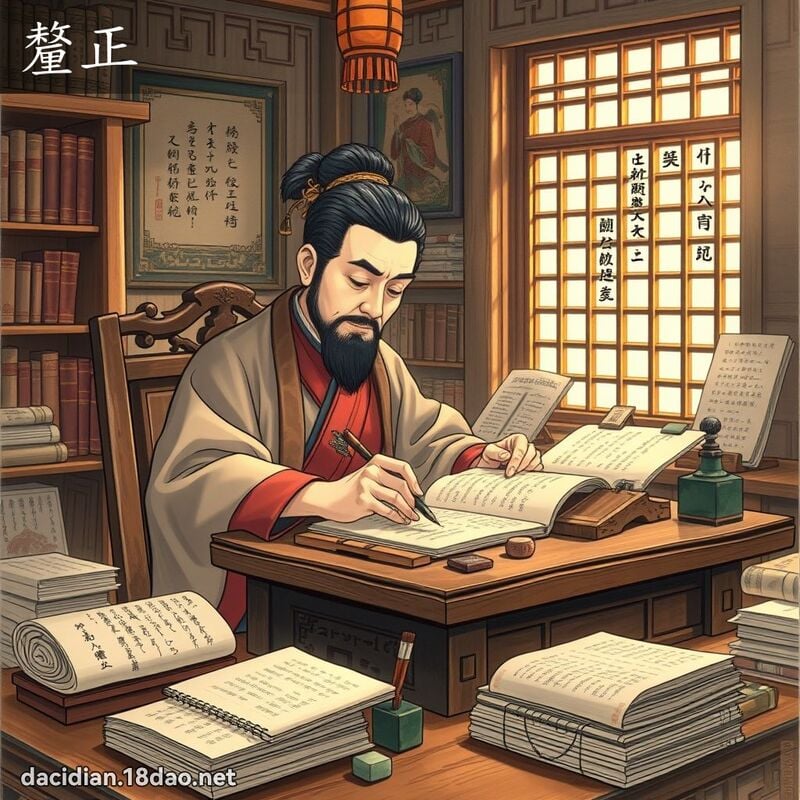 釐正 - 國語大辭典配圖