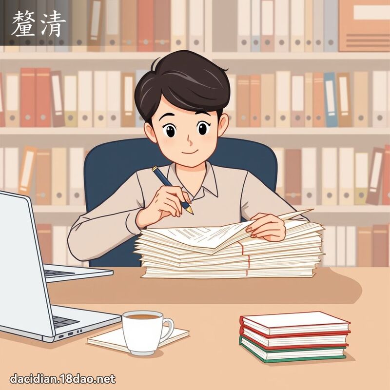 釐清 - 国语大辞典配图