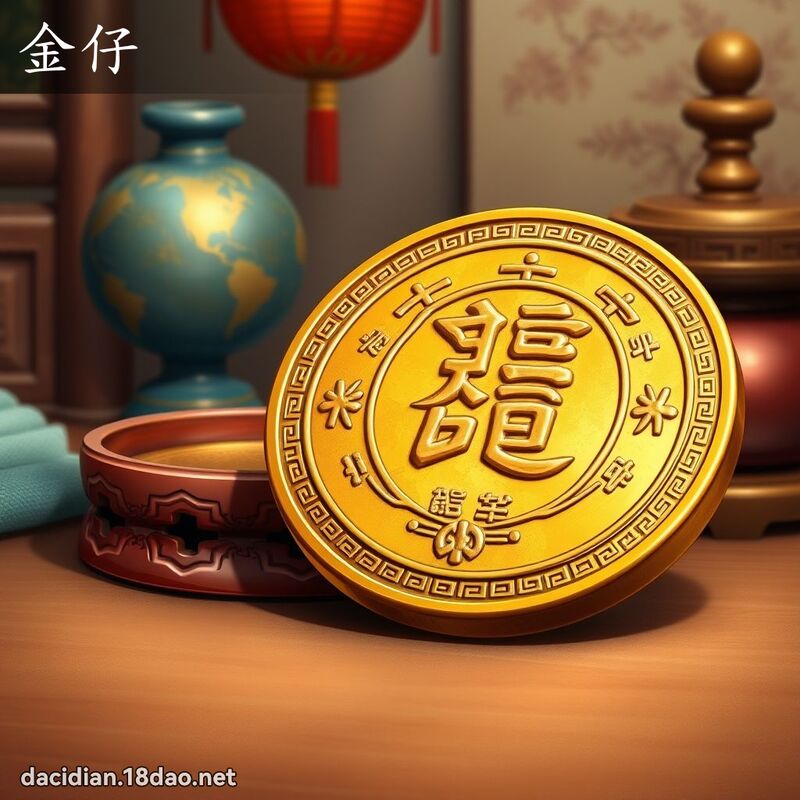 金仔 - 国语大辞典配图