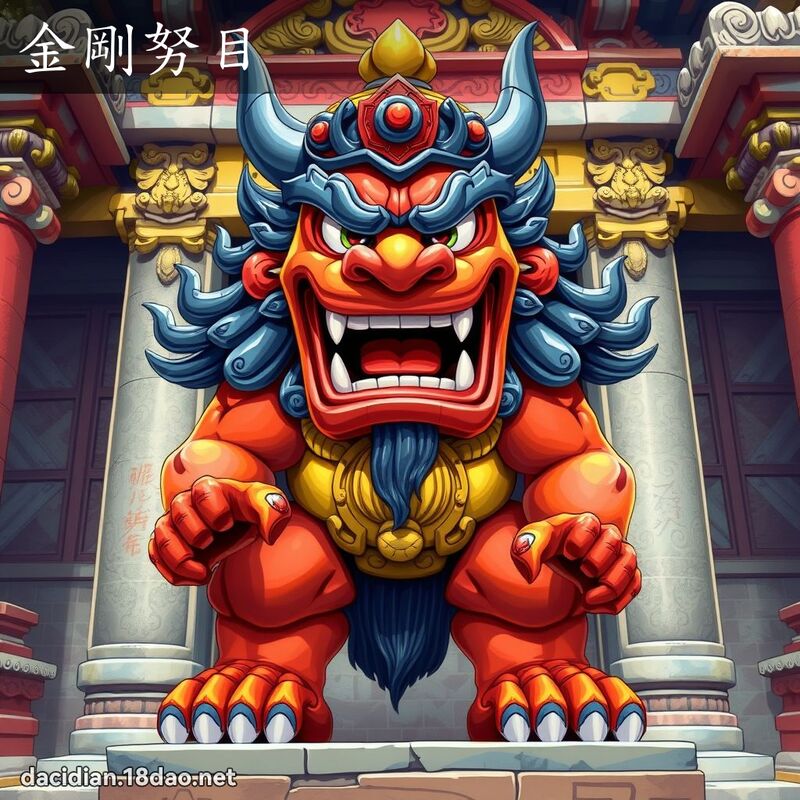 金剛努目 - 國語大辭典配圖