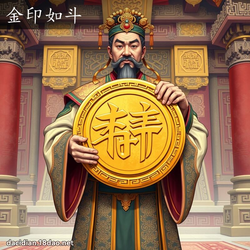 金印如斗 - 国语大辞典配图