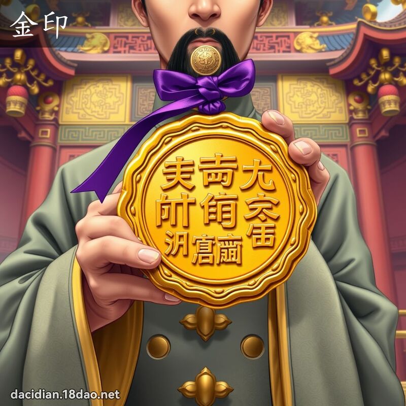 金印 - 國語大辭典配圖