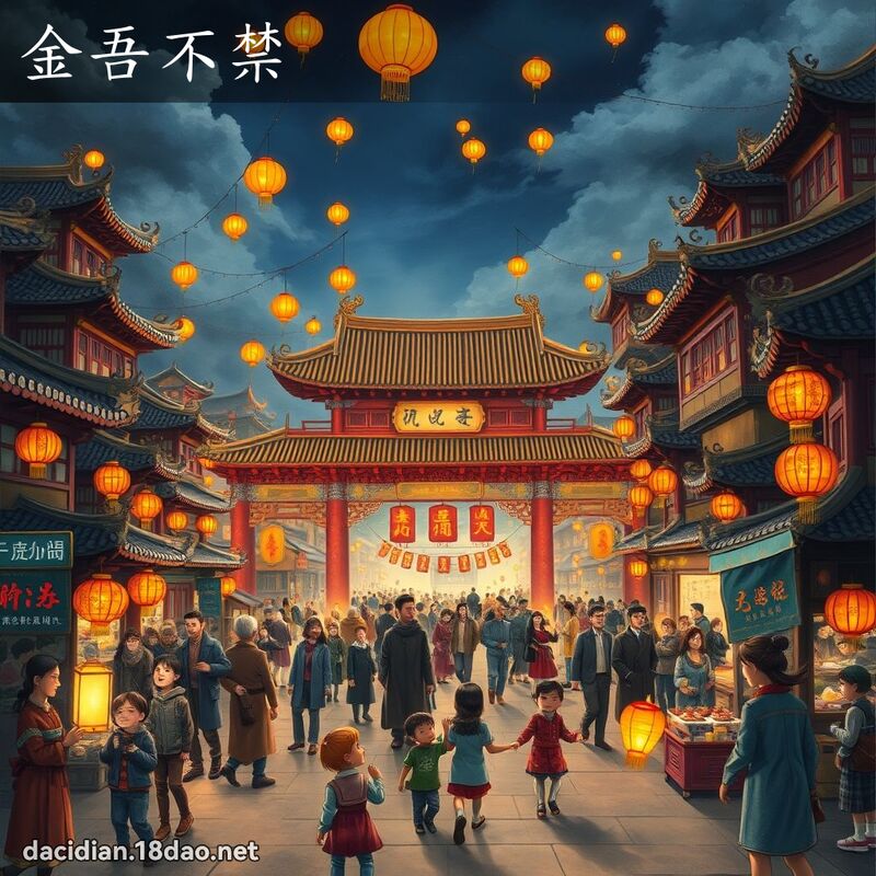 金吾不禁 - 国语大辞典配图
