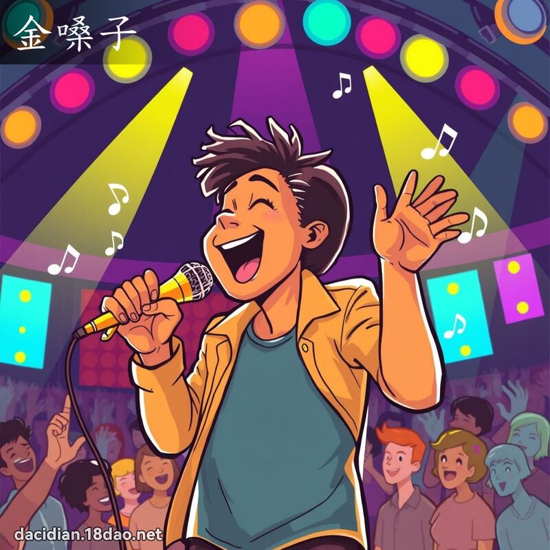 金嗓子 - 國語大辭典配圖